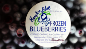 Frozen Certified Organic Blueberries for sale – 500g punnets – Hampton ...